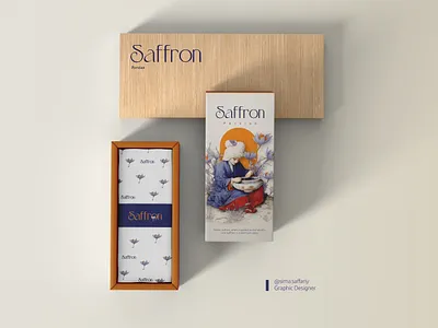 Ready-made packaging design for saffron product arabic logo bag design branding design dubai emirates graphic design iranian saffron logo package package design packaging persian saffron saffron saffron package saudi arabia shoping sweden usa use
