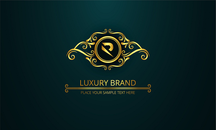 R luxury brand logo by graphicsujon 71 on Dribbble