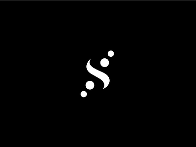 Solar black and white branding concept double meaning letter lettermark logo minimalist planets s s letter simple solar solar system space stars