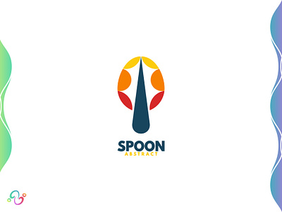 Abstract Spoon Logo abstract brand design brand designer color colorful eat food logo design logo designer logo for sale logo idea logo inspiration logomark logotype modern restaurant simple spoon tableware zzoe iggi