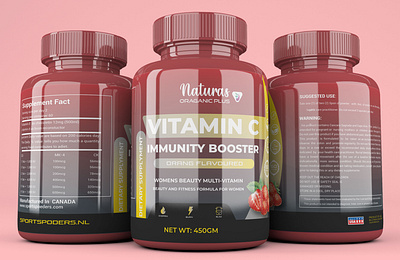 Supplement Label Design bottle design branding label design logo medicine packaging design supplement label design vitamin
