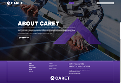 Solar Power - Website ui webdesign webdevelopment wordpress