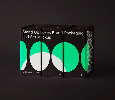 Free Boxes Branding Psd Packaging Mockup Set box box mockup packaging mockup