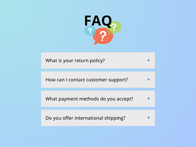 Daily UI 092 – Frequently Asked Questions dailyui dailyui092 dailyuichallenge design faq graphic design ui
