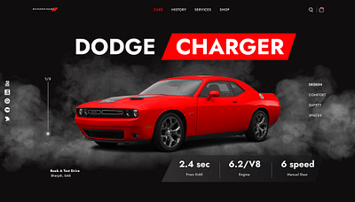 Car website home page app home page landing page product product page template ui ux uxui web design web template website website template