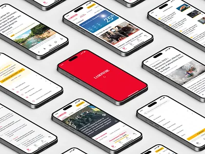 La Dépêche - Mobile App app application brand design interface mobile mobile app news news app press app product design ui ux ux ui design
