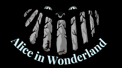 Alice in Wonderland 2d 2d animation 3d 3d animation alice in wonderland animation blender branding design graphic design illustration logo motion design ui