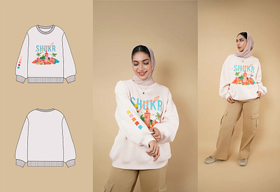 sweatshirts - modest wear apparel apparel designer art clothing clothing brand clothing designer design designer designer wear fashion fashion designer lifestyle technical drawing techpack
