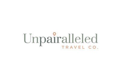 Unpairalleled Travel Logo logo logo design