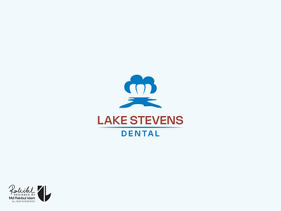 Dental Clinic Logo abstract logo brand identity brand mark branding clinic logo creative design denatal art dental clinic design concepts graphic design lake and tooth lake logo lake stevens logo logo and brand identity logo concept logo design logo inspiration modern logo pacific northwest