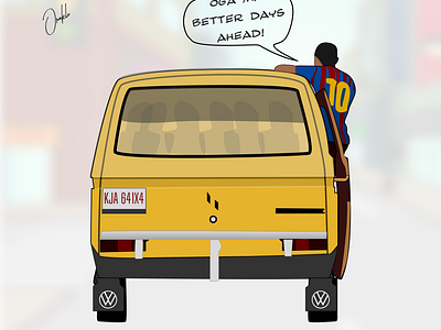 Lagos Danfo Illustration art figma illustration pen tool sketch