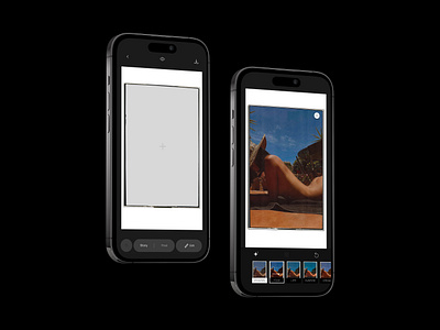 UX / UI Photo Editor App - Most Story 3d app appdesign design film film app film vintage graphic design instagram templates ui