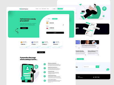 Website - landing page graphic design ui