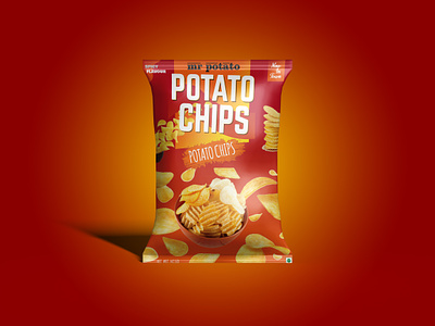 Chips Packet Design brand identity branding chips packaging design fast food food graphic design packaging