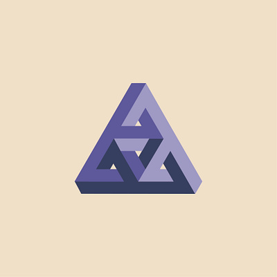 3D triangle logo adobe design graphic design illustration illustrator logo logo design vector