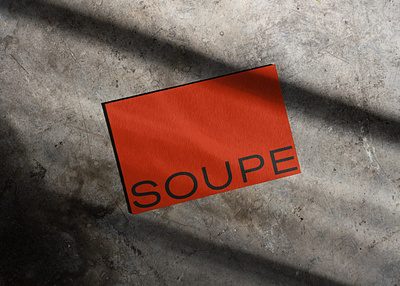 SOUPE Branding Identity art direction branding graphic design identity logo typography