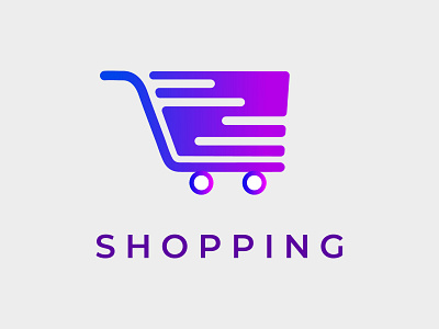 Shopping logo design brand identity branding design graphic design illustration letter logo logo logo design shopping sohelbranding