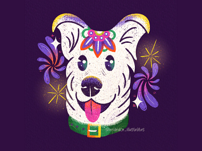 Love & Light: Diwali Pet Safety animal safety animals art artwork concept art design digital art diwali dog dogs festival festival of lights fireworks hindu illustration indian pet safety pets safety