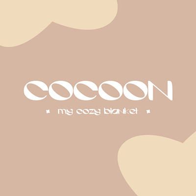 Logo - Cocoon blanket branding cocoon cozy design graphic design illustration logo typography vector zen