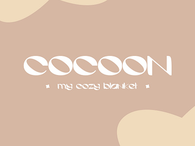 Logo - Cocoon blanket branding cocoon cozy design graphic design illustration logo typography vector zen