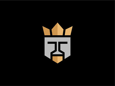 GEOMETRIC KING brading brand and identity branding design graphic design illustration logo logo a day sketch
