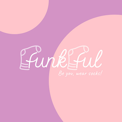 Logo - Funkful branding design fun funky graphic design illustration logo socks typography vector wear