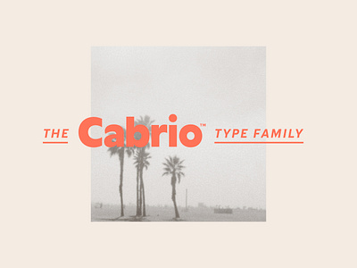 Cabrio — Type Family design font fontdesign fonts hvd sans sanserif typedesign typeface typography