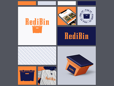 RediBin Brand Design branding illustration logo mockup product
