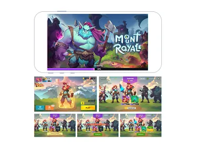 Mockups bu button game game ui hero logo ui