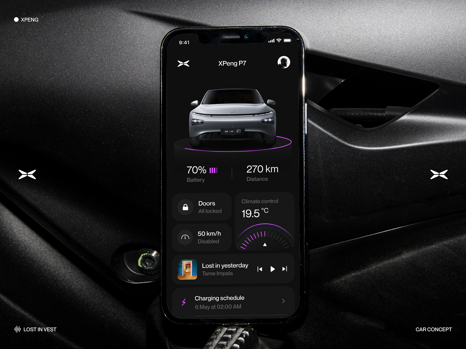 Car control app dashboard | Lazarev. by Lazarev. | Mobile Design for ...