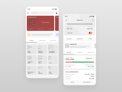 Banking App - ICICI Redesign banking app icici app mobile design mobile interface redesign