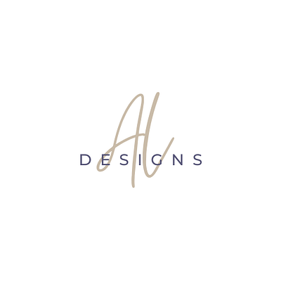 AL Designs Logo branding color palette design logo