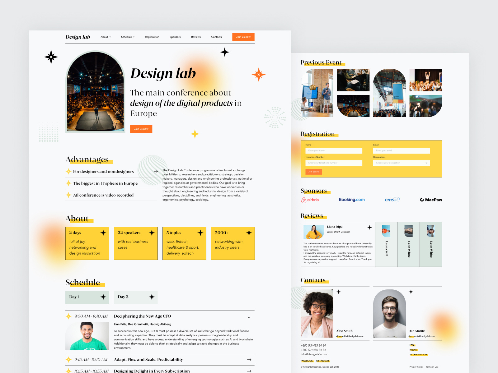 Example of Landing Page Design