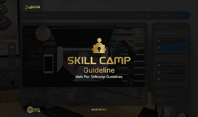 Website UI (Skill Camp Guideline) graphic design ui
