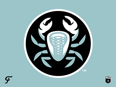 NLL UnBOXed - Baltimore Ghost Crabs Badge baltimore branding crab illustration lacrosse lax maryland nll sports