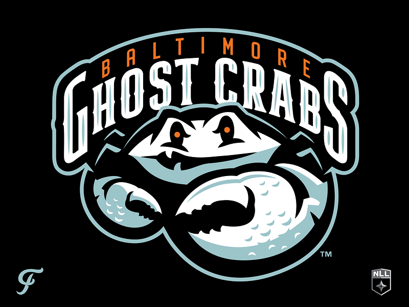 NLL UnBOXed - Baltimore Ghost Crabs baltimore branding crab ghost crab illustration lacrosse lax maryland nll sports