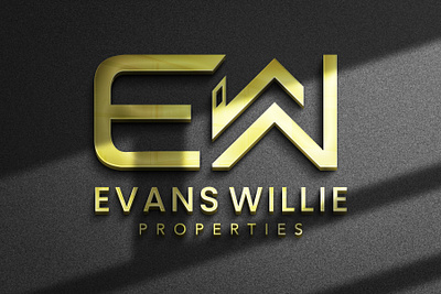 Brand Logo Design brand logo brr evans willie hmo invest levelupwithevans.co.uk logo design properties logo real estate logo rent rent to rent sale