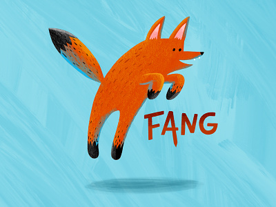 Fang the Fox fox illustration lettering
