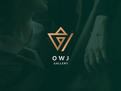 Owj Jewelry Brand brand brand identity branding color gold jewelry logo luxury shop
