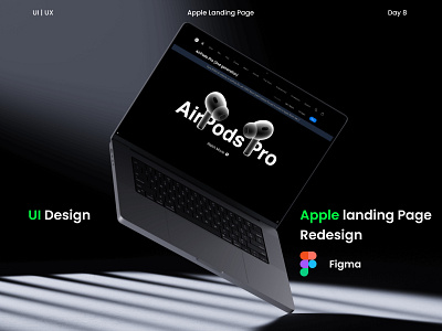 Day 8/30 Apple Website landing page Redesign