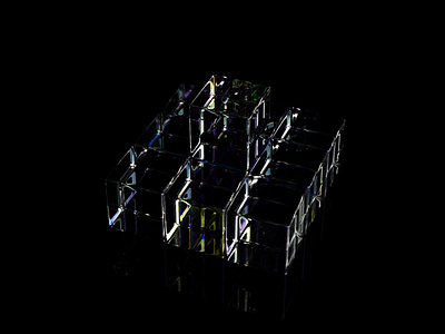 3D 🔥 Prism / Cubes 3d art 3d crypto 3d cube 3dillustration 3drender abstract animation c4d crystal cubes glass hero landing page illustration iridescence iridescent mood motion motion graphics prism satisfying