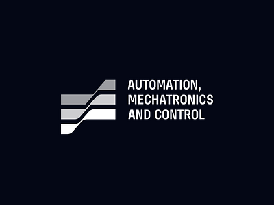 Automation, mechatronics and control branding control design education graphic design letter logo logotype typography vinelli