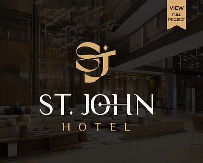 SJ Luxury Hotel letter icon Logo branding elgent eligent modern logo luxury sj luxury hotel letter icon logo