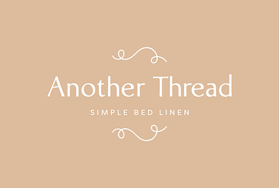 Another Thread Branding bed linen bed linen logo bedding branding bedding logo brand design brand identity branding design design brief entry graphic design logo logo design