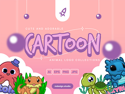 Cute Mascot Animal Collections animal animation character clothes design illustration logo mascot sticker
