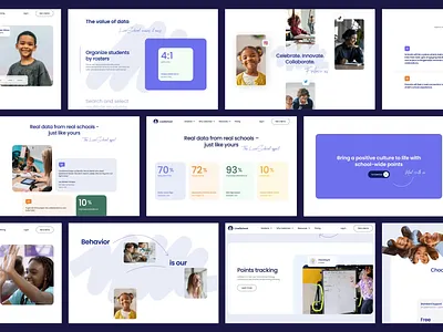 Edtech Web Design and Development | LiveSchool edtech education education app saas school school app ui ux web design webflow website