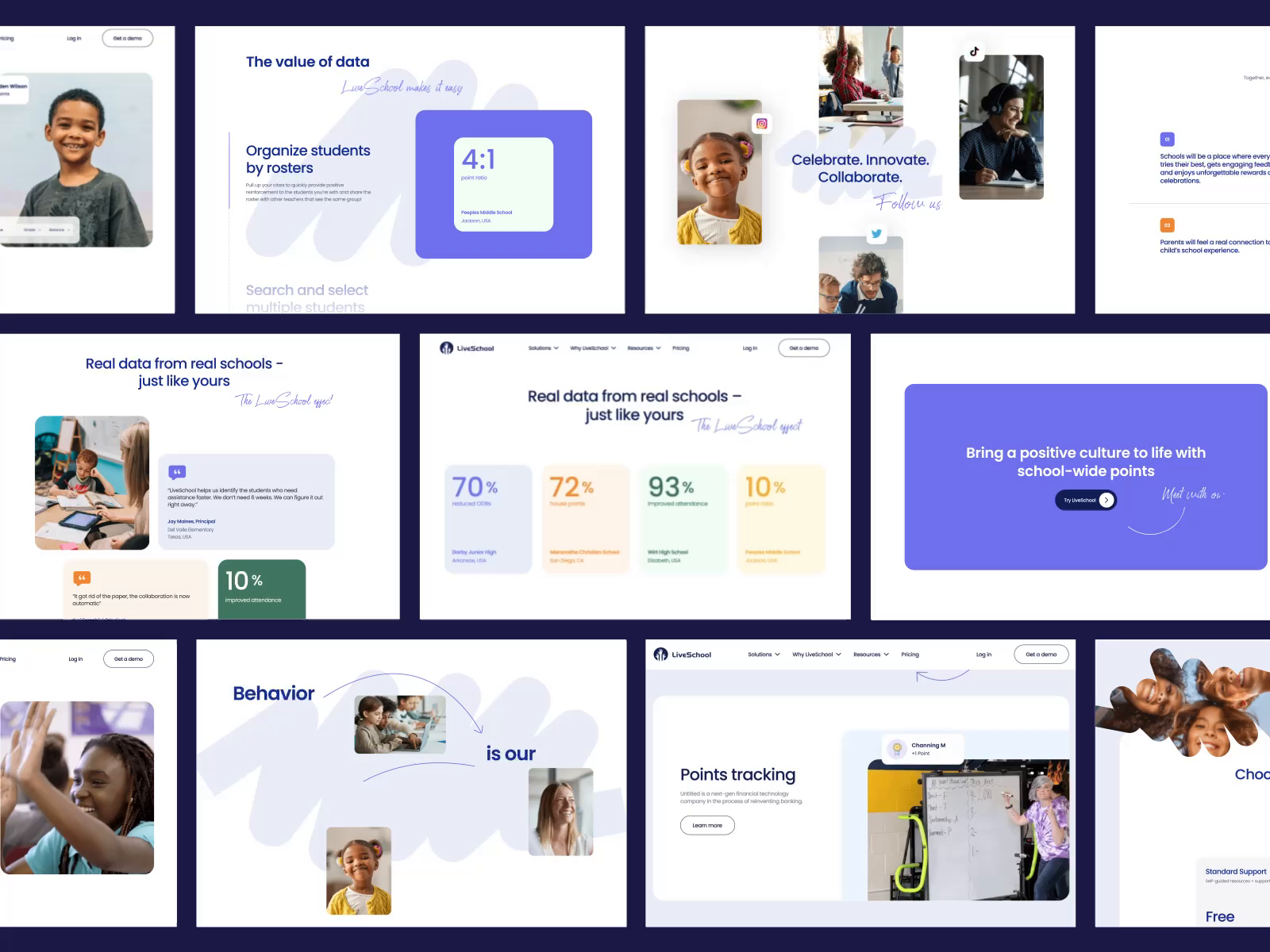 Edtech Web Design and Development | LiveSchool by Pavel Tseluyko for ...