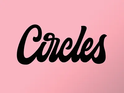 Circles - Mac Miller brushlettering calligraphy circles design graphic design handlettering letters logo logotype mac miller rap retro sketch typography vector words