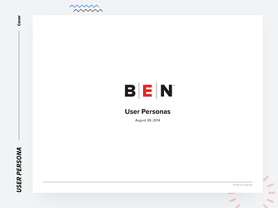 BEN - User Personas case study persona persona design persona work user user persona users users testing ux case study ux design
