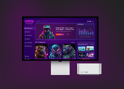 Gaming Dashboard Design analysis branding character collection dashboard design earn gaming interface live market mockup nft observe play profile system ui uiux website